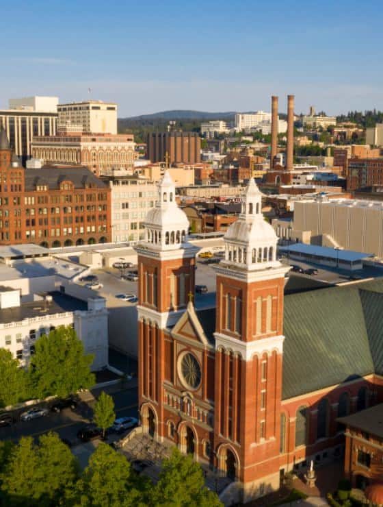 view of buildings downtown