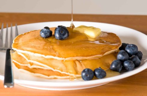 blueberry pancakes